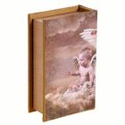Шкатулка-книга дерево "Игры ангелов" шёлк 17х11х5 см - Фото 3