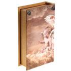 Ключница-книга дерево "Игры ангелов" шёлк 21х13х5 см - Фото 3