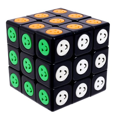 Кубик Рубика, игрушка механическая «Смайлик», 5.5×5.5 см