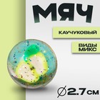 Мяч каучуковый «Фрукты», 2.7 см, виды МИКС - Фото 1