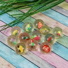 Мяч каучуковый «Фрукты», 2.7 см, виды МИКС - Фото 2