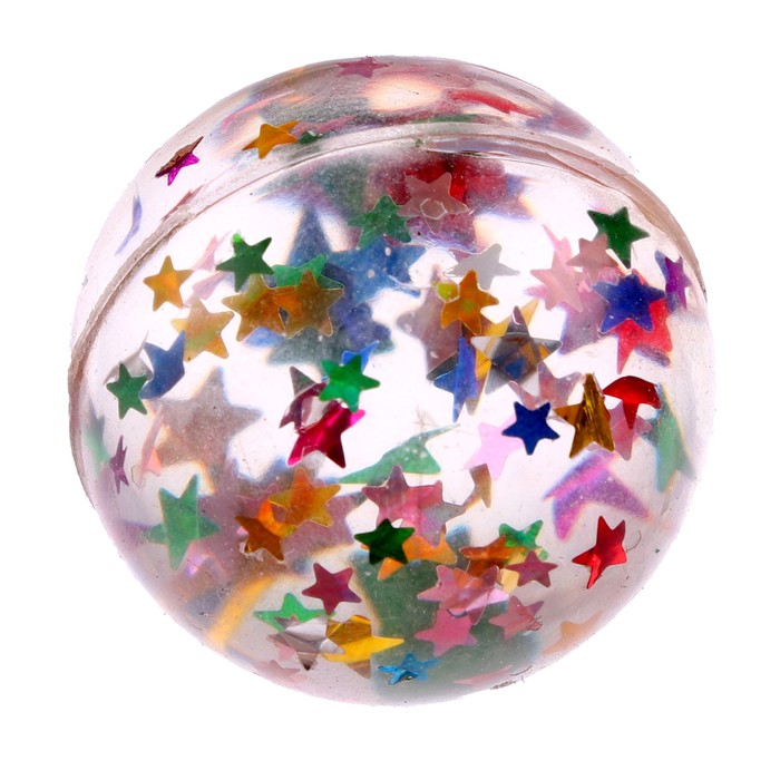Мяч каучуковый «Звёзды», 3,2 см - фото 1889313938