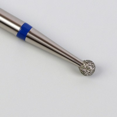 Фреза алмазная для маникюра «Шар», средняя зернистость, 2 мм