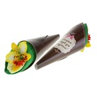 Полотенце сувенирное рожок "Collorista" "Тропический микс", 25 х 25 см - 2 шт - Фото 1