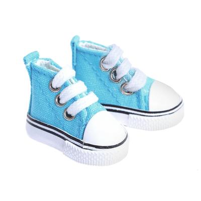 Кеды для кукол, длина подошвы 5 см, бирюзовые