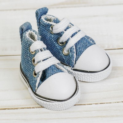 Кеды для кукол, длина подошвы 5 см, джинса