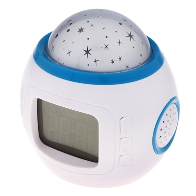 УЦЕНКА Часы-будильник Luazon LB-10 «Звездное небо», 8 мелодий