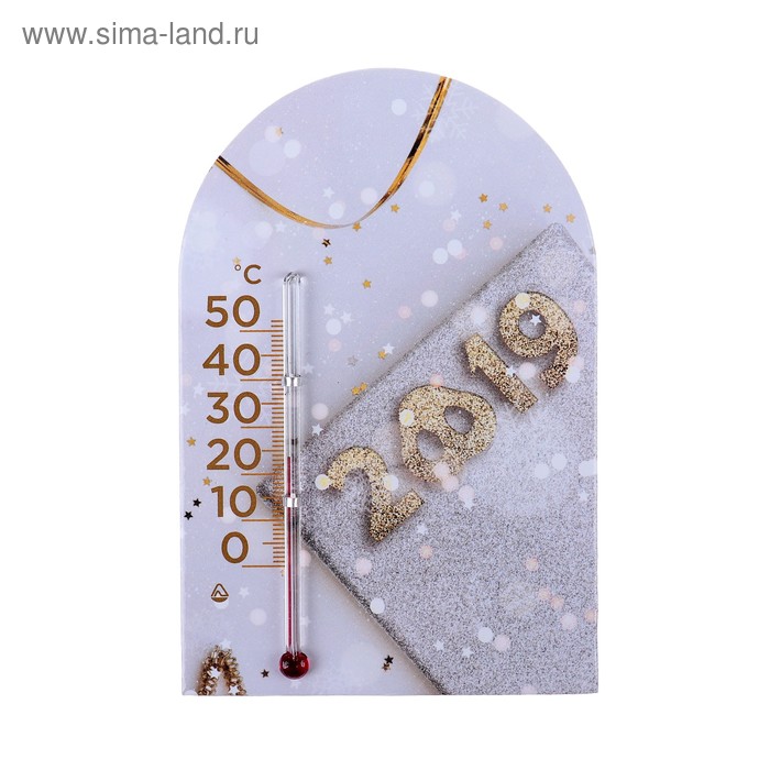 Термометр "2019" на липучке и магните 2019 - Фото 1