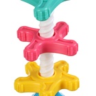 Развивающая игрушка пирамидка Крошка Я «Закрути меня» с шестеренками, погремушка - Фото 10
