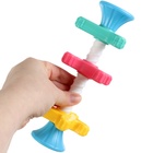 Развивающая игрушка пирамидка Крошка Я «Закрути меня» с шестеренками, погремушка - Фото 3