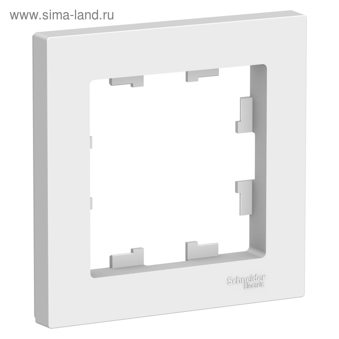 Рамка SE AtlasDesign, 1 пост, универсальная, белый, ATN000101 - Фото 1