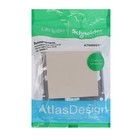 Выключатель SE ATLASDESIGN, 10 А, 1 клавиша, IP20, скрытый, бежевый, ATN000211 - Фото 3