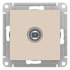 Розетка телевизионная SE ATLASDESIGN, встраиваемая, IP20, бежевая, ATN000293 - Фото 2