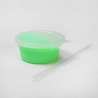 Жвачка для рук "Волшебные пузыри" 40 г, трубочка, цвет зеленый - Фото 1