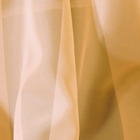 Тюль вуаль однотонная 145х260 см, цвет персик, 100% п/э - Фото 2