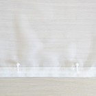 Комплект штор для кухни «Дороти», 280х180 см, цвет белый - фото 3826815
