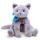Мягкая игрушка «Кот», цвет серый/бирюзовый, 30 см - Фото 2