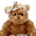 Мягкая игрушка «Медведица» в юбке с бантом, 30 см, цвет МИКС - Фото 3