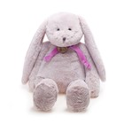 Мягкая игрушка «Заяц», цвет серый/фиолетовый, 40 см - Фото 3