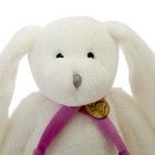Мягкая игрушка «Заяц», цвет белый/фиолетовый, 40 см - Фото 3