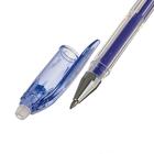 Ручка гелевая стираемая Crown Erasable Jel, узел 0.5 мм, чернила синие - Фото 4