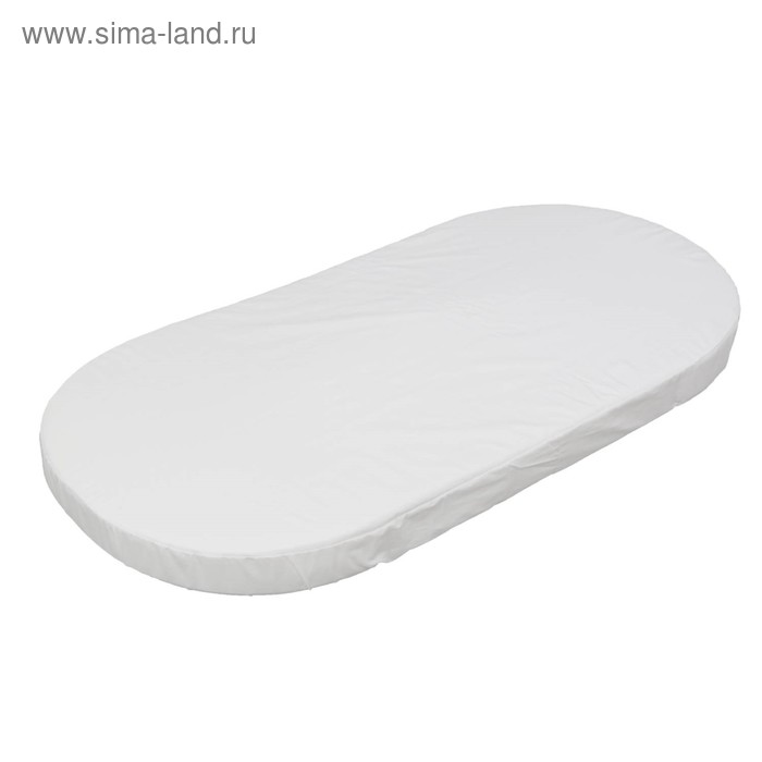 Матрас овальный Polini «Волшебные сны», размер 60х119 см, высота 7 см, чехол бязь - Фото 1
