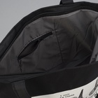 Сумка текстильная шопер на молнии с подкладкой, 42×9×32 см, чёрная - Фото 6