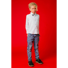 Рубашка для мальчика "Классическая", рост 122 см, цвет белый - Фото 2