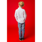 Рубашка для мальчика "Классическая", рост 122 см, цвет белый - Фото 4
