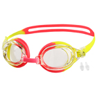 Очки для плавания + беруши, цвета МИКС - фото 10947440