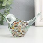 Сувенир стекло в стеклокрошку "Птичка разноцветная" L 100 h 60 мм МИКС - Фото 2