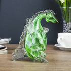Сувенир стекло в стеклокрошку "Дракон зелёный" 16,5 см - Фото 2