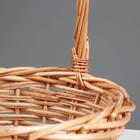 Набор корзин, 3 шт, 39×14/40 см, 30×12/35 см, 25×10/30 см, ива - Фото 5