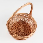 Набор корзин, 3 шт, 39×14/40 см, 30×12/35 см, 25×10/30 см, ива - Фото 6