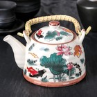 Чайник заварочный 600 мл "Пруд", с металлическим ситом - Фото 1