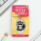 Брелок для ключей акриловый «Енот», 7.2×14 см - Фото 6