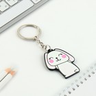 Брелок для ключей акриловый «Зайка», 3.5×10 см - Фото 4