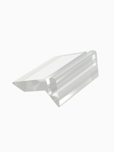 Ценникодержатель под углом 75 градусов, 2.5×2×1 см