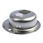 Мойка кухонная «Владикс», врезная, с сифоном, d=49 см, нержавеющая сталь 0.6 мм - Фото 3