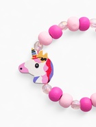 Набор детских украшений Выбражулька «Единорожек», 2 предмета: бусы, браслет, розовый - Фото 2
