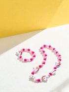 Набор детских украшений Выбражулька «Единорожек», 2 предмета: бусы, браслет, розовый - Фото 9