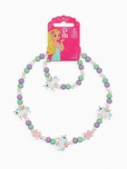 Набор детских украшений Выбражулька «Единорог», 2 предмета: бусы, браслет, разноцветный - Фото 5