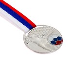 Медаль тематическая «Футбол», серебро, d=5 см - Фото 3