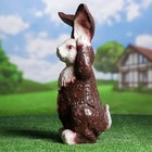 Садовая фигура "Заяц ушастый" 18х18х42см коричневый - Фото 2