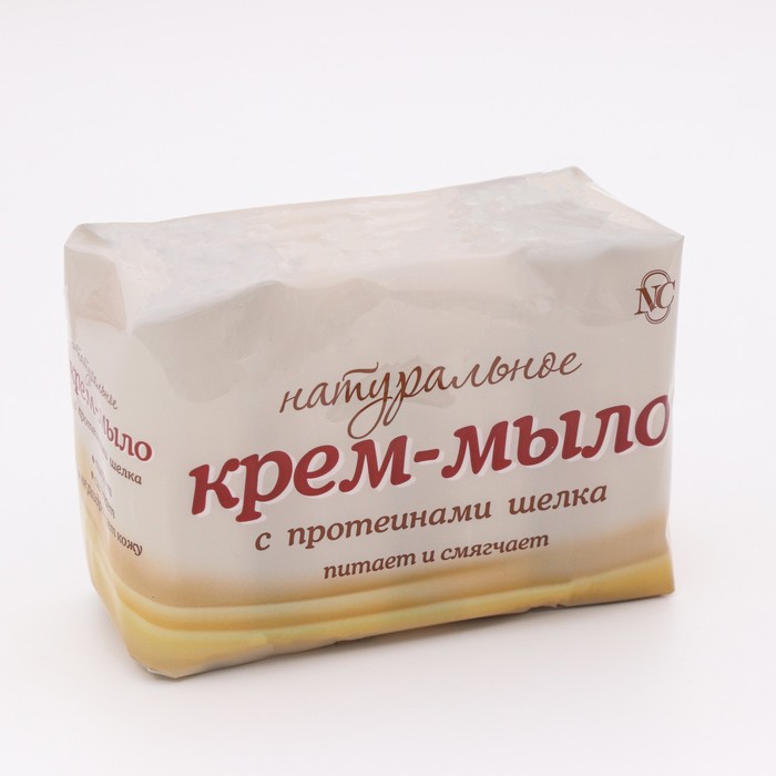 Натуральное крем-мыло "Невская косметика", "Протеины шёлка", 4 шт. по 100 г - Фото 1