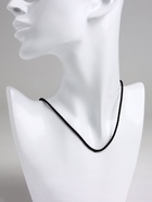 Шнурок нейлоновый, d=2 мм, канатное плетение, 45 см, чёрный - Фото 2