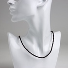 Шнурок вощёный кожаный d=3 мм, L=45 см, коричневый, косичка - Фото 2