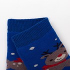 Носки детские махровые, цвет васильковый, размер 14-16 - Фото 2