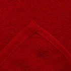 Полотенце махровое "Grace" 50х90 см, цв.красный 360 гр/м2, 100% хлопок - Фото 3