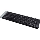 Клавиатура Logitech K230, беспроводная, мембранная, 101 клавиша, USB, черно-белая - Фото 2